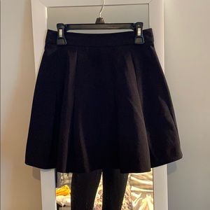 Black skater skirt
